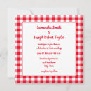 Search for red and white gingham invitations Classic