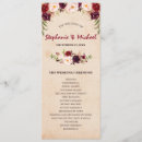 Search for programs for wedding menus Watercolor