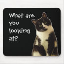 Search for with attitude mousepads Cat