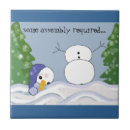 Recherche de bonhommes de neige carreaux Hiver