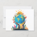 Search for sustainable postcards Planet earth