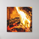 Search for fireplace canvas prints Warm