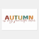 Search for fall leaves rectangle stickers Pumpkin