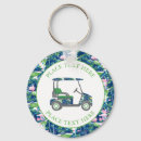 Search for golf cart keychains Watercolor