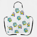 Search for cute paw print aprons Watercolor