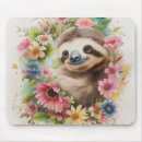 Search for sloth mousepads Whimsical