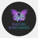 Recherche de papillon turquoise autocollants Violet