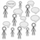 Recherche de chiffres de bâton autocollants Coller