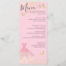Search for butterfly menus Blush pink