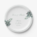 Search for floral wedding plates Minimalist