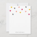 Search for heart shaped note cards Rainbow