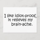 Search for idiots postcards Work