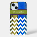 Recherche de chevron vert iphone coques Moderne