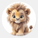 Search for lion portrait stickers Cute