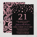 Search for rose gold 21st invitations Trendy