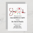 Search for medical birthday invitations Medicine