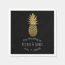 Recherche de ananas moderne serviettes Élégant