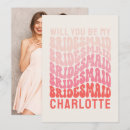 Recherche de pink bridesmaid cards Simple