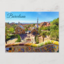 Recherche de guell de parc cartes postales Mosaïque