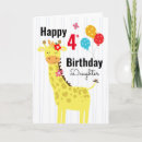 Recherche de giraffe anniversaire cartes Mignon