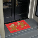 Search for red polka dots doormats Xmas