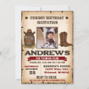 Search for cowboy 4th birthday invitations Saddle up