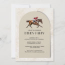 Search for jockey invitations Horse race party