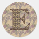 Search for monogram e stickers Initial