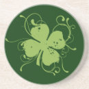 Recherche de shamrock dessous de verres Irlandais
