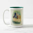 Search for vintage chicago mugs Illustration