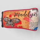 Search for butterflies golf head covers Watercolor