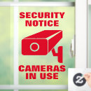 Search for security window decals Warning