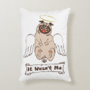 Search for funny pug pillows Dog