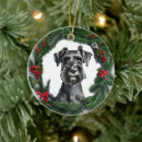 Search for schnauzer ornaments Wreath