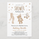 Recherche de brown bear baby shower invitations Mignon