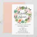 Search for succulent bridal shower invitations Watercolor