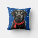 Search for black lab christmas pillows Winter
