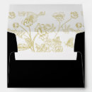 Search for gold wedding envelopes Greenery