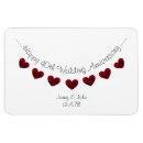 Recherche de forme de coeur magnets Anniversaire