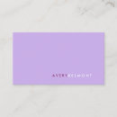 Recherche de lavender business cards Coiffeur