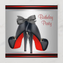 Search for red shoes invitations High