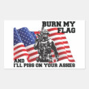 Search for soldier rectangle stickers Flag