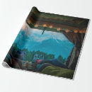 Recherche de montagne papier cadeau Camp