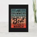Search for drummer birthday cards Band
