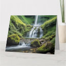 Recherche de cascade vœux cartes Forêt