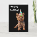 Recherche de yorkshire terrier anniversaire cartes Chien