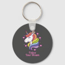 Search for kawaii unicorn keychains Rainbow