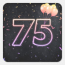 Search for 75th birthday celebration stickers Party