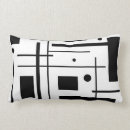 Recherche de art abstrait noir et blanc coussins Contemporain