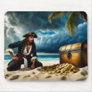 Recherche de trésor pirate tapis souris Coffre au trésor